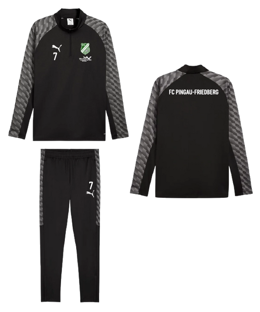PUMA Trainings Set Lang Kids Schwarz FC Pinggau-Friedberg