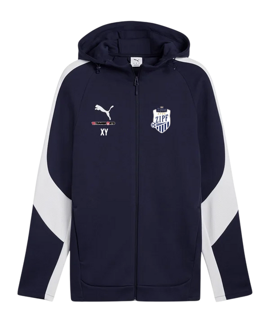 PUMA teamEVOSTRIPE Kapuzenjacke Blau ATSV Zipf