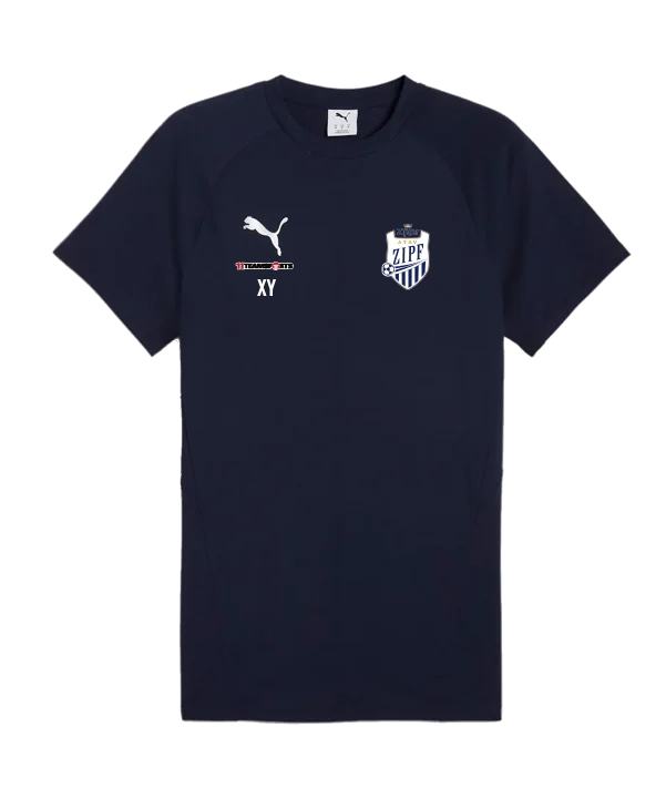 PUMA teamEVOSTRIPE T-Shirt Blau ATSV Zipf