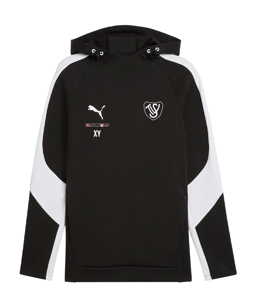 PUMA teamEvostripe Hoody Schwarz SV Trieben