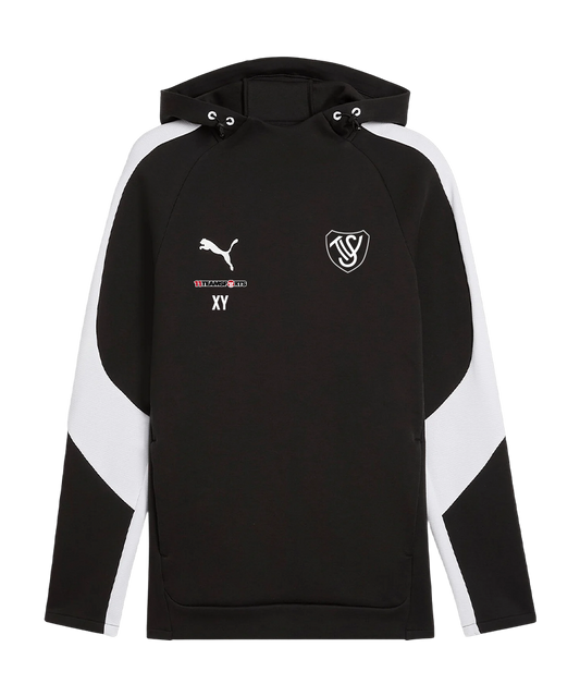 PUMA teamEvostripe Hoody Schwarz SV Trieben