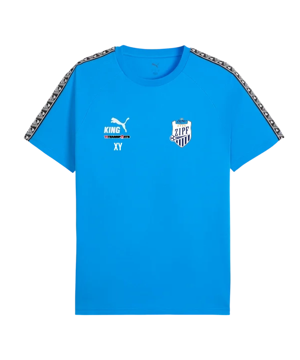 PUMA teamKING T-Shirt Blau ATSV Zipf