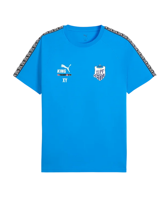 PUMA teamKING T-Shirt Blau ATSV Zipf