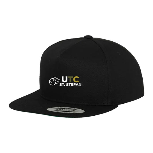 Merch 5 Panel Classic Snapback Cap Black Black UTC St. Stefan