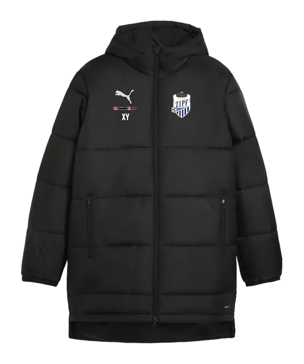 PUMA teamADDITIONS Bench Jacke Schwarz ATSV Zipf