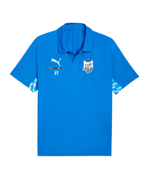 PUMA teamLIGA26 Sideline Polo Blau ATSV Zipf