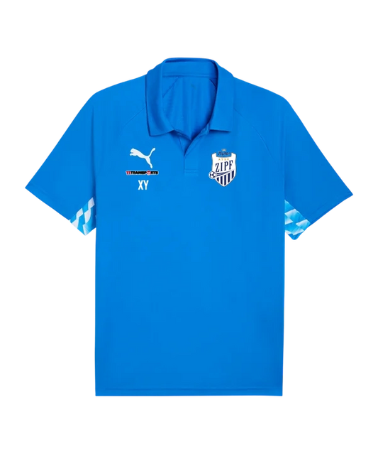 PUMA teamLIGA26 Sideline Polo Blau ATSV Zipf