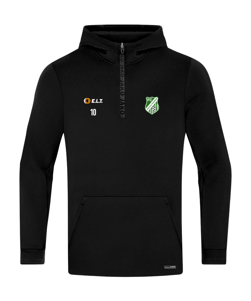 JAKO Pro Casual Hoody Schwarz FC Pinggau-Friedberg