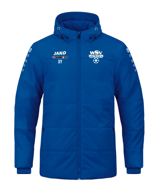 JAKO Team Coach Kapuzenjacke Kids Blau F400 WSV Liezen