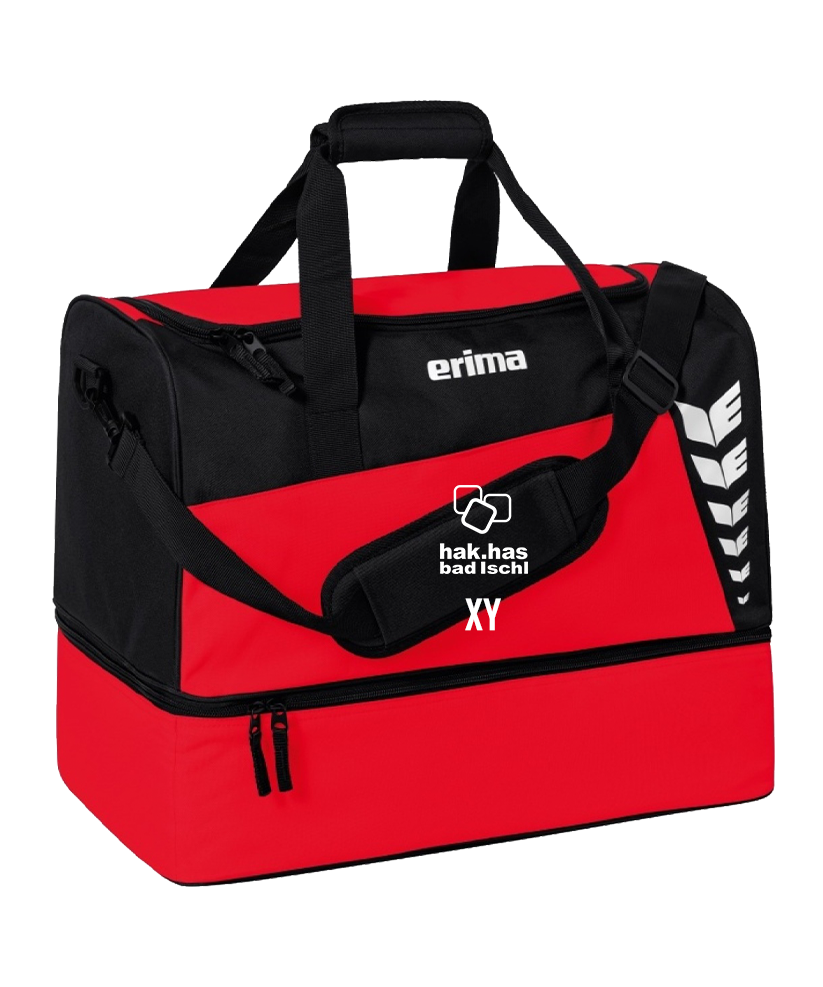 Erima Six Wings Sporttasche mit Bodenfach Gr.M Rot HAK Bad Ischl