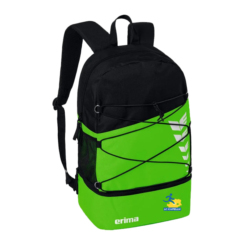 Erima Six Wings Rucksack Grün Schwarz LC Kapelln
