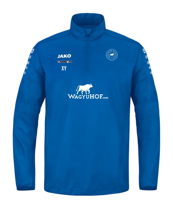 JAKO Team Rainzip Sweatshirt Blau F400 Union Haag