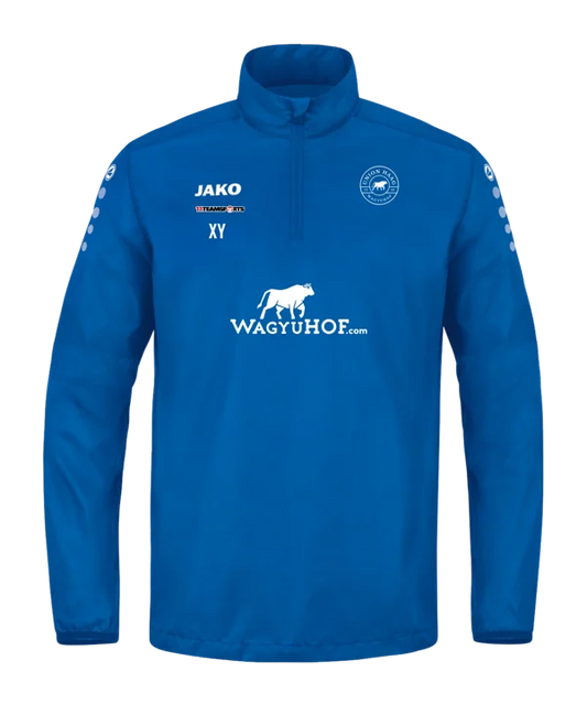 JAKO Team Rainzip Sweatshirt Kids Blau F400 Union Haag