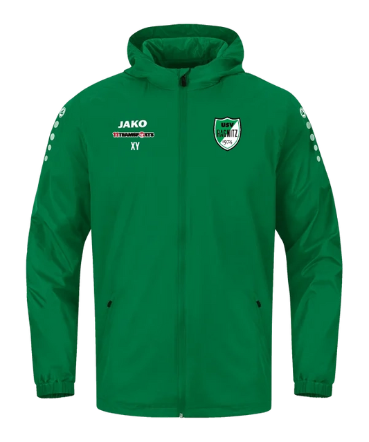 JAKO Allwetterjacke Team 2.0 Grün USV Ragnitz