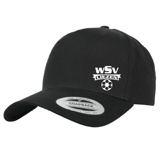 Merch 5 Panel Curved Snapback Cap Schwarz WSV Liezen