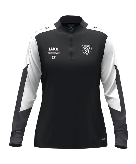 JAKO Dynamic Zip Top Sweatshirt Damen Schwarz SV Trieben