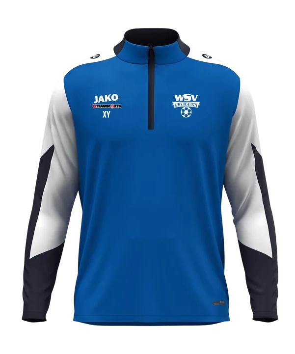 JAKO Dynamic Zip Sweatshirt Blau F405 WSV Liezen