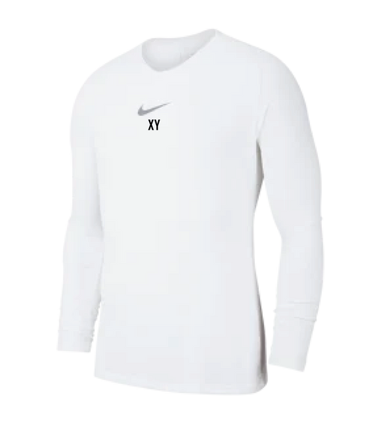 NIKE Park First Layer Top langarm Weiss Ini