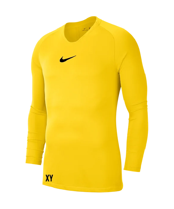 NIKE Park First Layer Top langarm Gelb Union Saxen