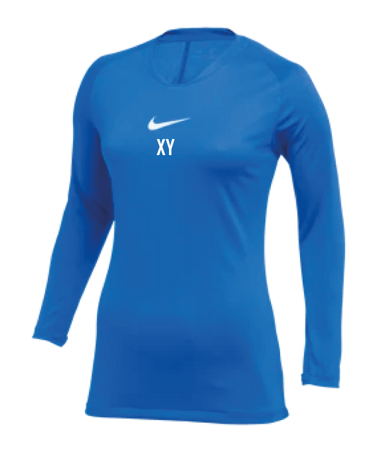 NIKE Park First Layer Top langarm Blau