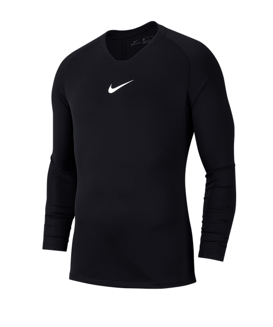 NIKE Park First Layer Top langarm Kids Schwarz