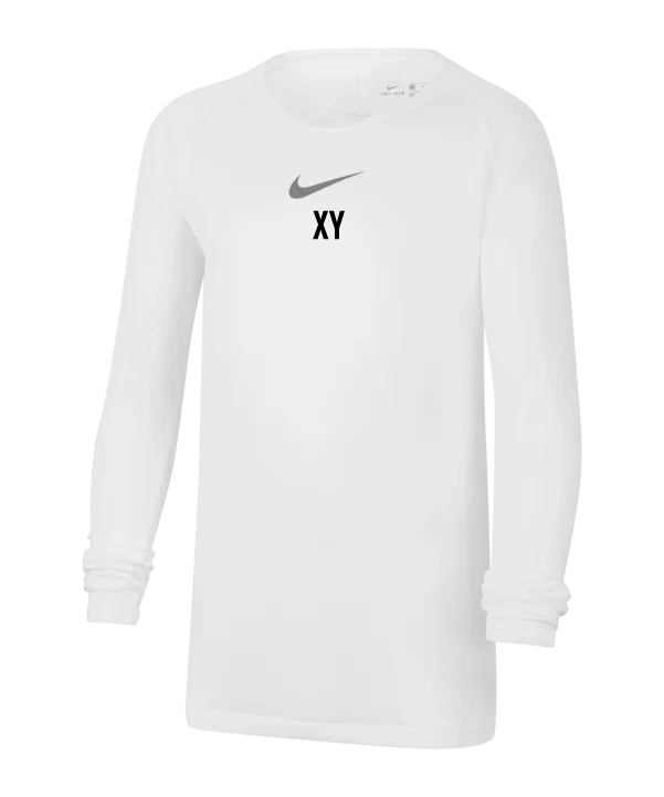 NIKE Park First Layer Top langarm Kids Weiss-Ini