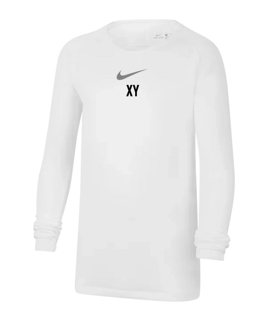 NIKE Park First Layer Top langarm Kids Weiss-Ini