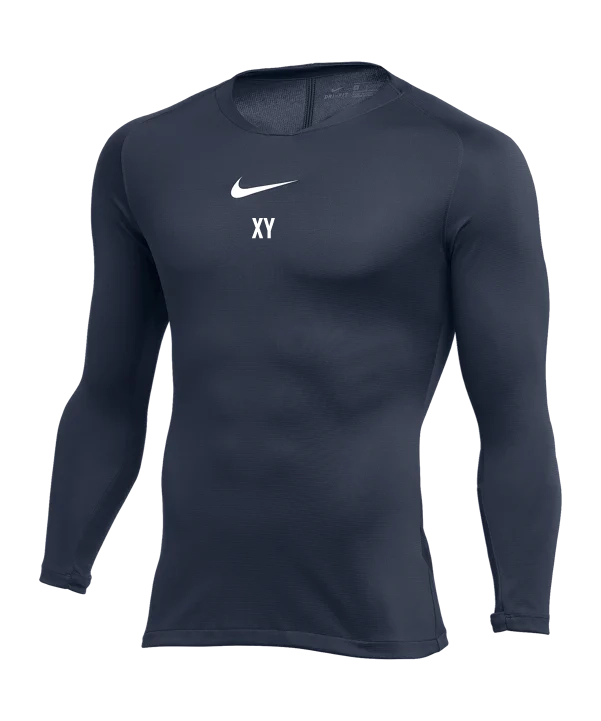 NIKE Park First Layer Top langarm Dunkelblau Ini