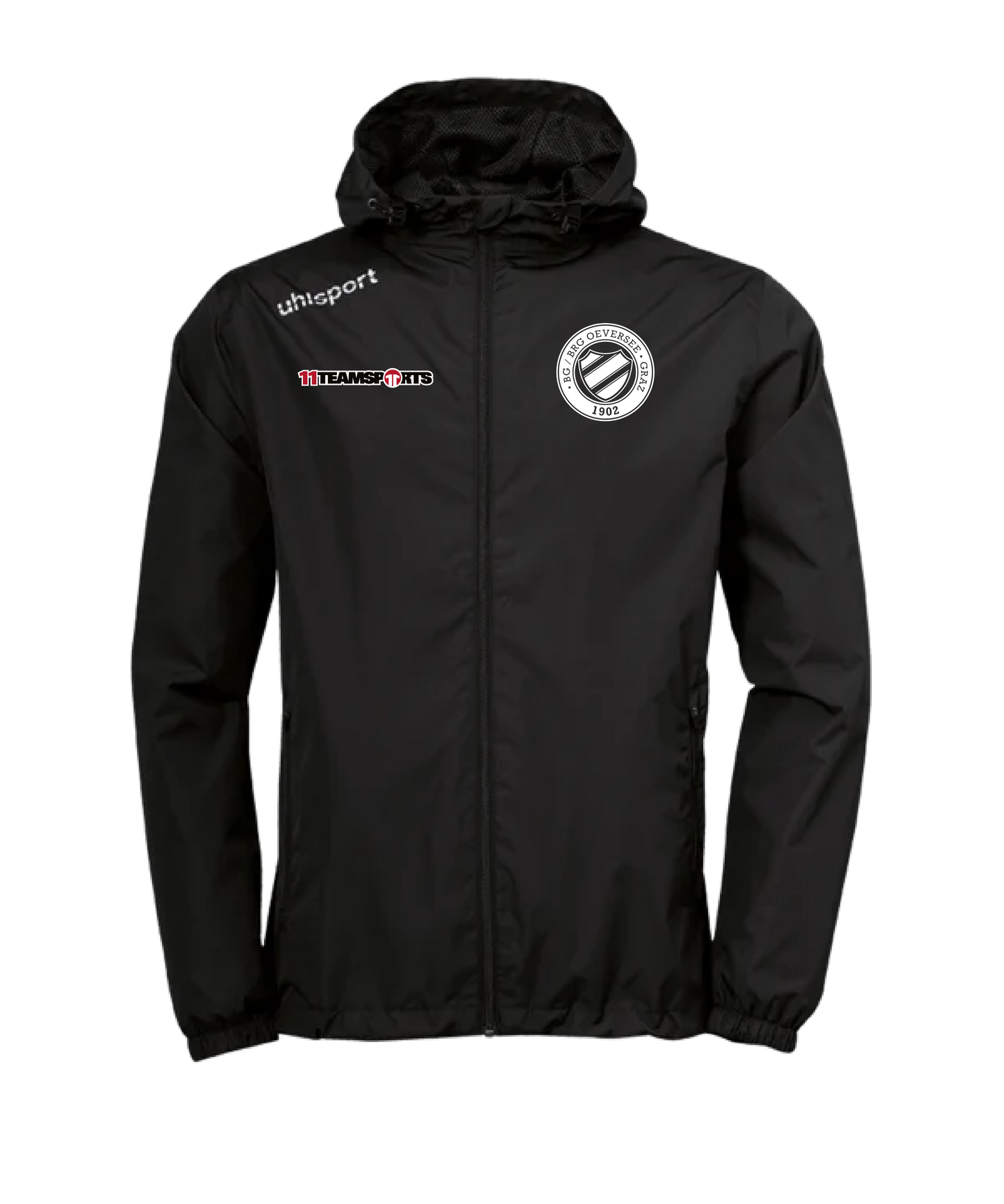 Uhlsport Regenjacke Schwarz Kids BG/BRG Oeversee