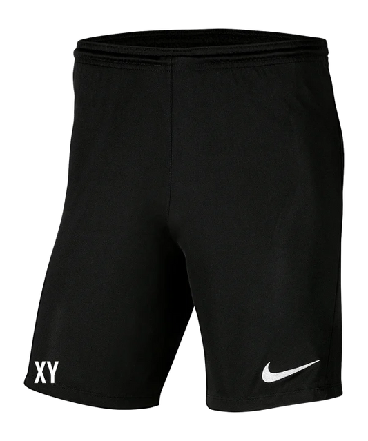 NIKE Park III Short Kids Schwarz Ini