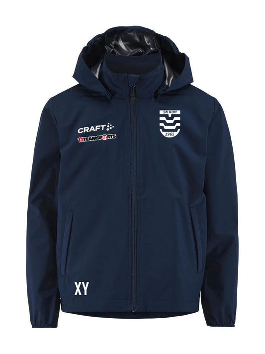 Craft Squad Go Weather Jacket Kids Blau F3900 SK Rum