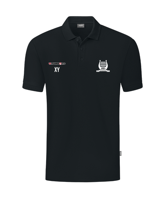 JAKO Organic Polo Shirt Schwarz F800 PWV Schwabenbach
