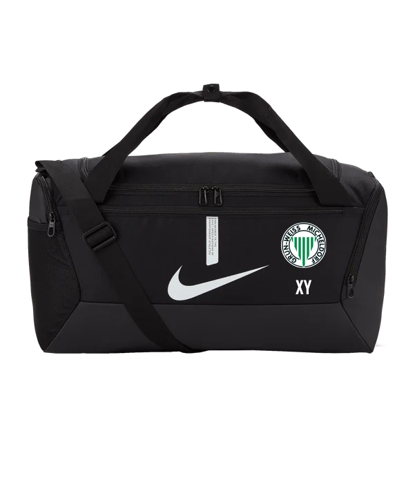 NIKE Academy Team Duffel Tasche Small Schwarz SV Grün-Weiß Micheldorf