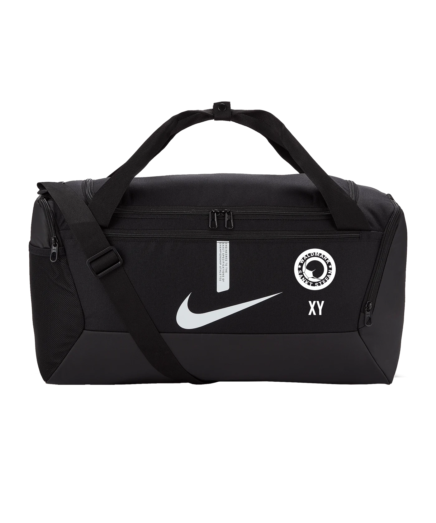 NIKE Academy Team Duffel Tasche Small Schwarz Union Waldmark St. Stefan