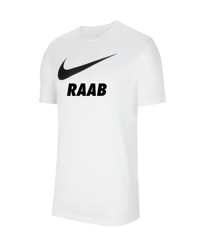 NIKE Park 20 T-Shirt Swoosh Weiss Union Raab