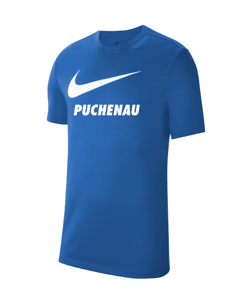 NIKE Park 20 Swoosh T-Shirt Kids Blau Weiß Union Puchenau