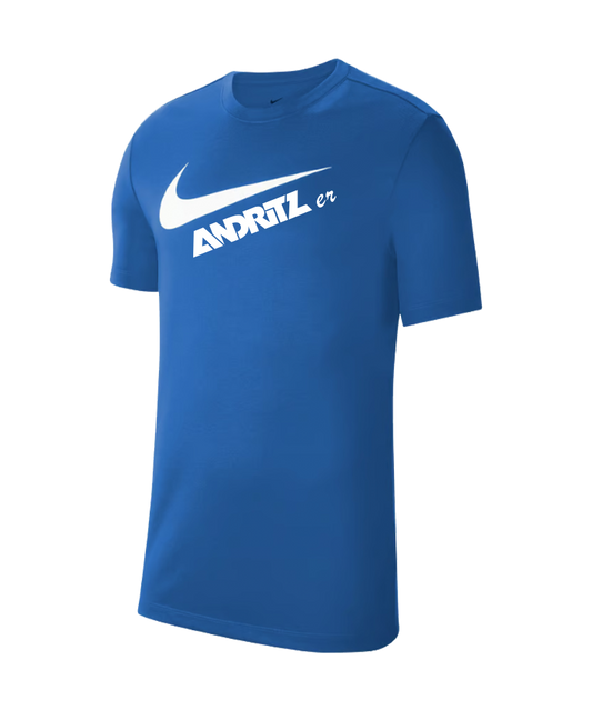 Nike Park 20 T-Shirt Swoosh Blau Weiss F463 SV Andritz