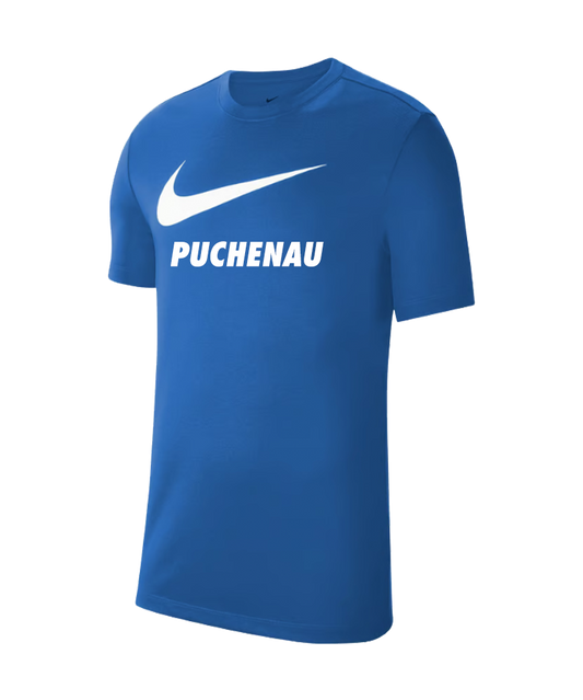 NIKE Park 20 T-Shirt Swoosh Blau Weiß Union Puchenau