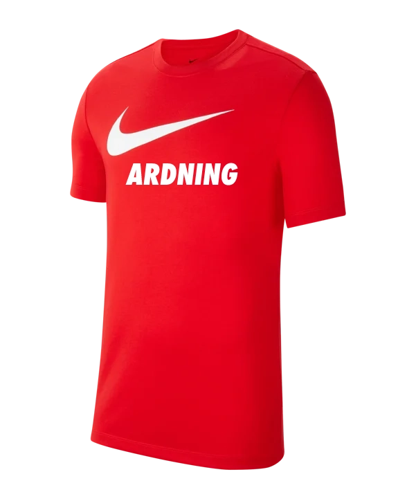 NIKE Park 20 T-Shirt Swoosh Rot TUS Ardning
