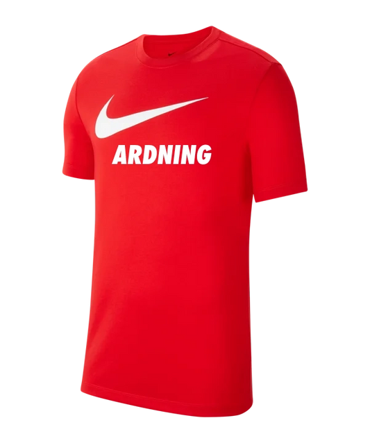 NIKE Park 20 T-Shirt Swoosh Rot TUS Ardning