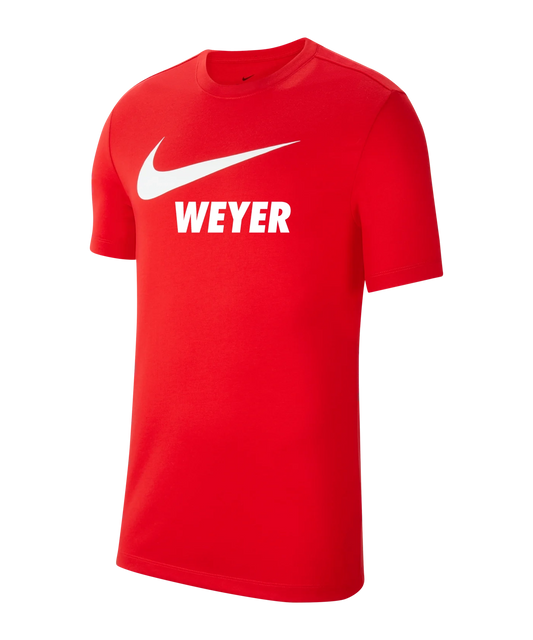NIKE Park 20 T-Shirt Swoosh Rot SV Weyer