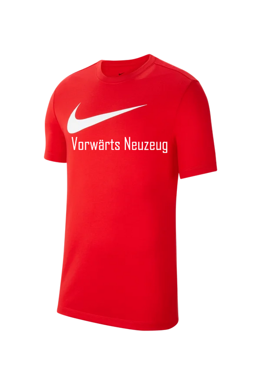 NIKE Park 20 T-Shirt Swoosh Rot ATSV Vorwärts Neuzeug