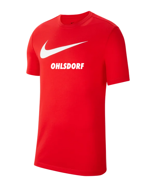 NIKE Park 20 T-Shirt Swoosh Damen Rot  ASKÖ Ohlsdorf