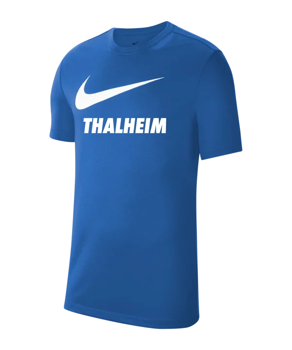 NIKE Park 20 Swoosh T-Shirt Kids Blau Weiss Union Thalheim