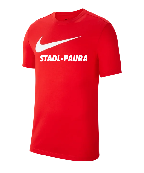 NIKE Park 20 Swoosh T-Shirt Kids Rot ATSV Stadl-Paura