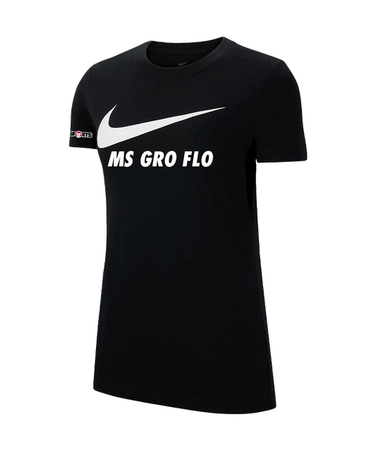 Nike Swoosh Shirt Schwarz Damen MS Gross St. Florian