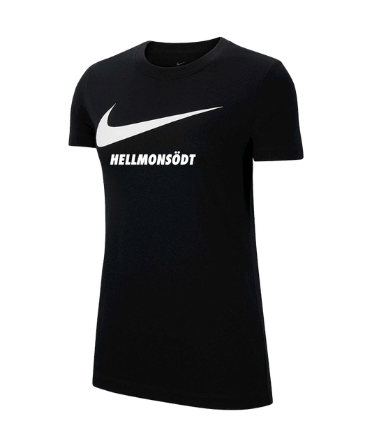 NIKE Park 20 T-Shirt Swoosh Damen Schwarz Weiss SV Hellmonsödt