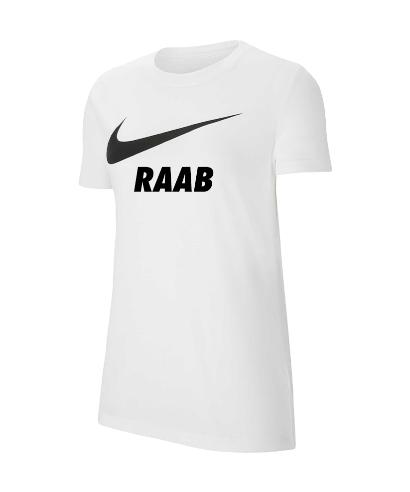 NIKE Park 20 T-Shirt Swoosh Damen Weiss Union Raab