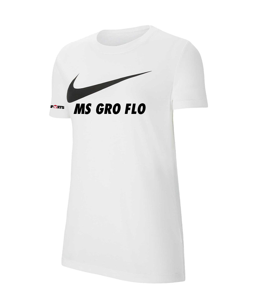 Nike Swoosh Shirt Weiss Damen MS Gross St. Florian