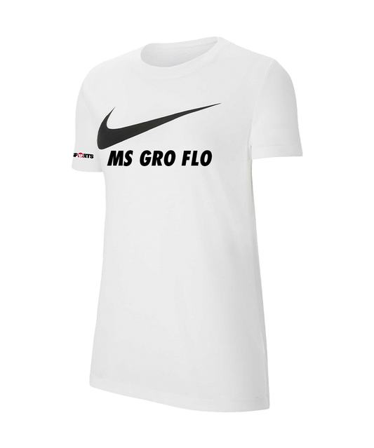 Nike Swoosh Shirt Weiss Damen MS Gross St. Florian
